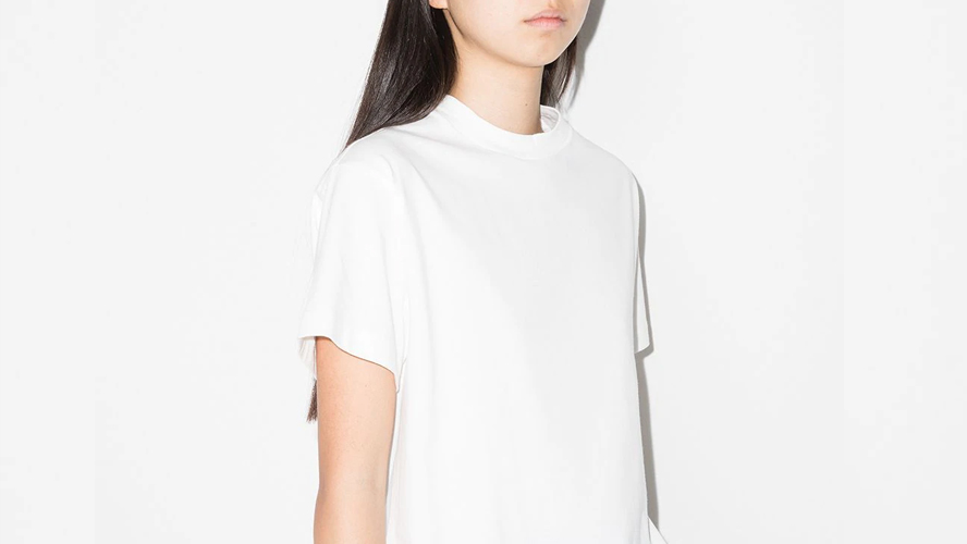 ハイ レディース Tシャツ トップス T-shirts White