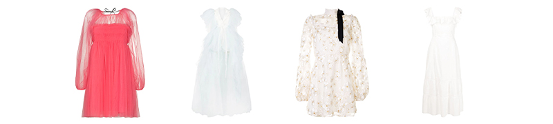 Shop designer short wedding dresses on Farfetch from Molly Goddard, Reformation, macgraw and Loulou.