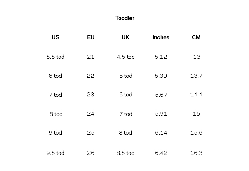 Sizing Guide: Burberry Kids Shoes for the US Market