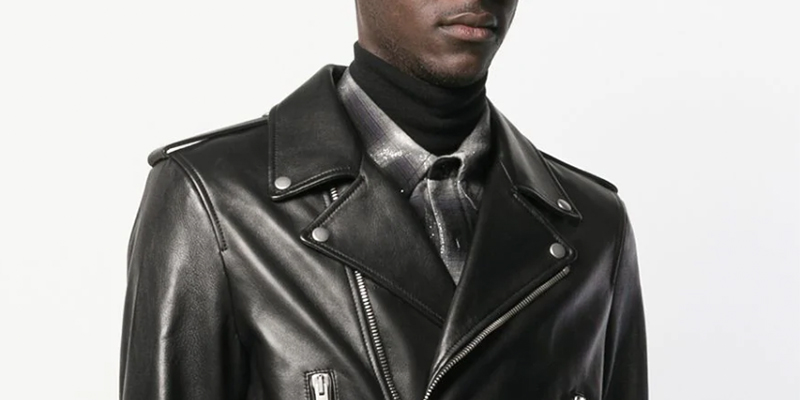 Modern Fit Vegan Leather Moto Jacket – Tip Top