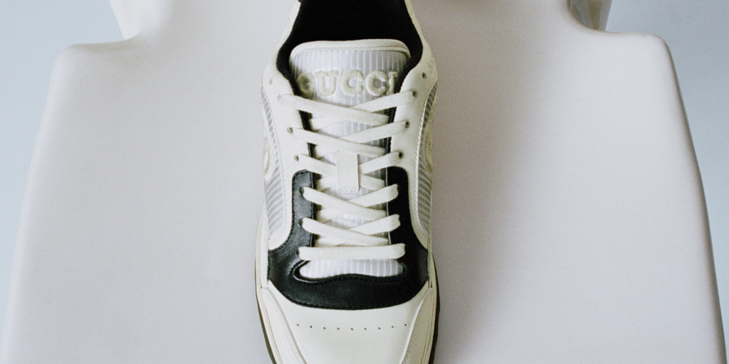 GUCCI BASKET HIGH-TOP SNEAKER  Sneakers men fashion, Gucci