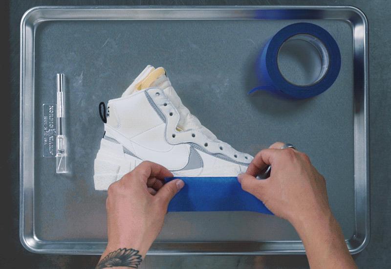 Craft It Up Sneaker Painting Kit Complete Shoe Paint Kit for Sneakers- Paint, Brushes, Tape & More Included- Shoe Customization Kit