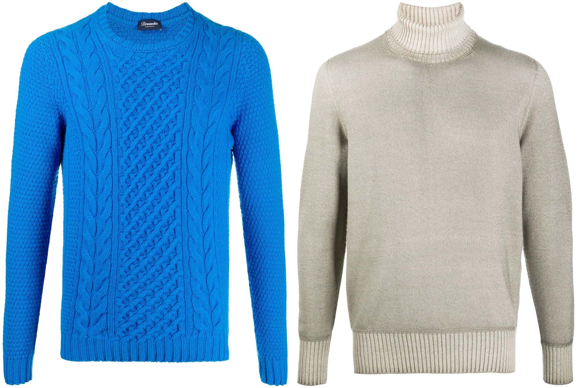 malo カシミヤ100% ローゲージニット