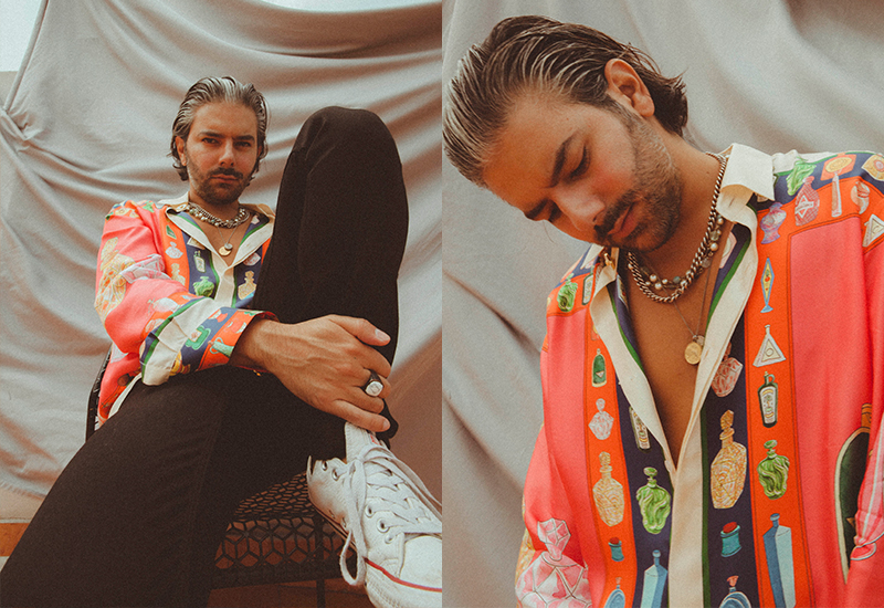 CASABLANCA メンズシャツ：サイズとスタイリングガイド