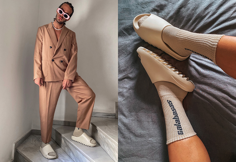 The Ultimate Yeezy Slides Sizing Fit Styling Guide Farfetch