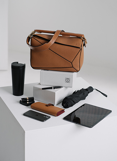 Loewe Men's Bag Reveal: XL Puzzle Bag in Tan 